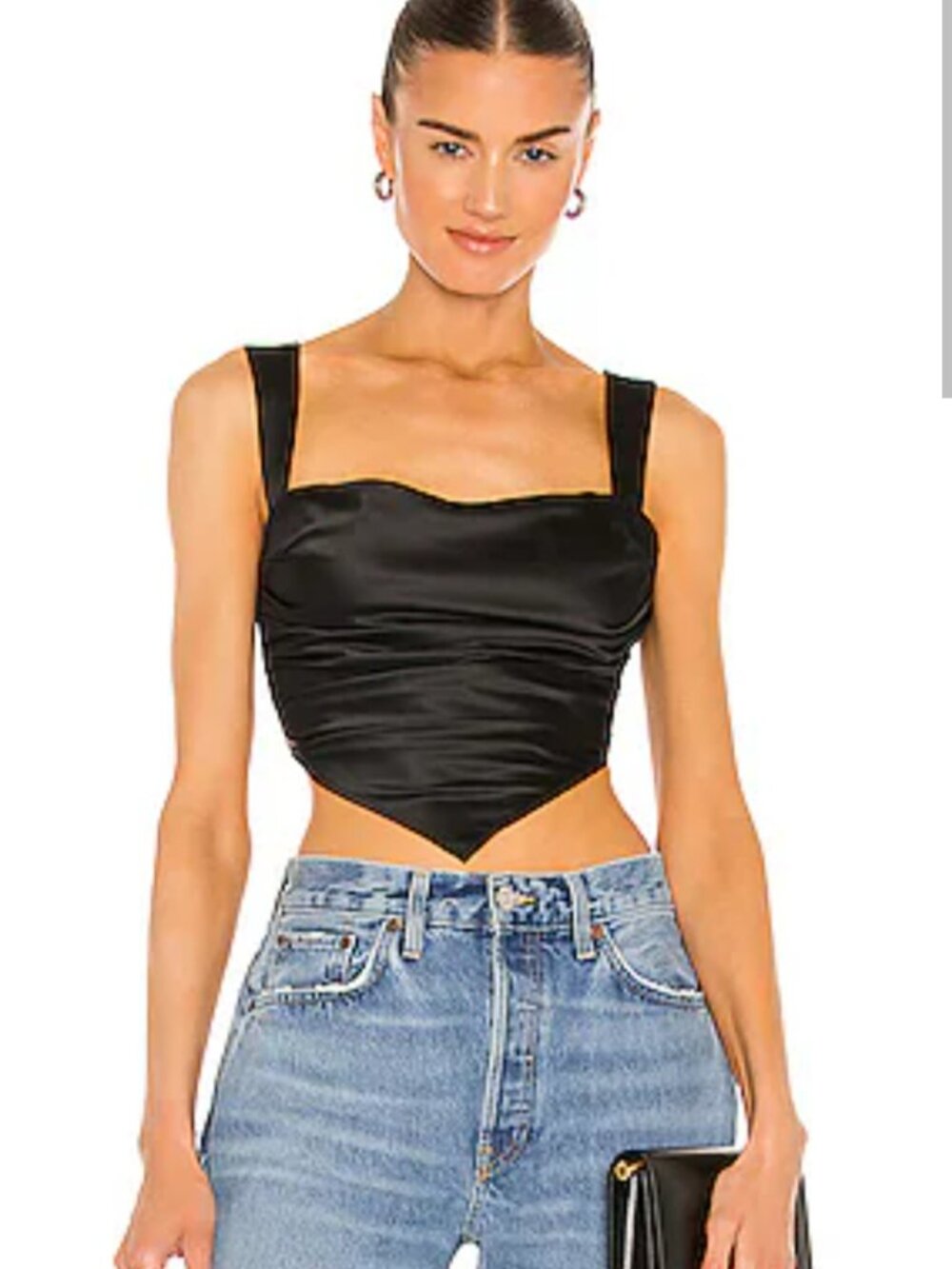 Miaou Tati Top In Black Size XS NWT
